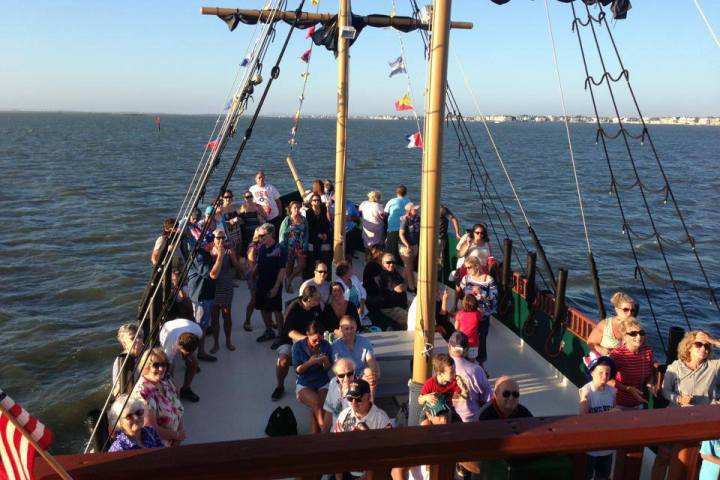 families on pirate cruise