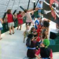 group on pirate cruise